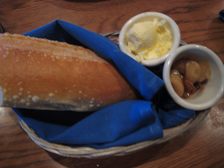 Pelican03 Pelican's bread with butter and cloves of butter