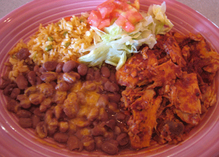 Carne adovada plate