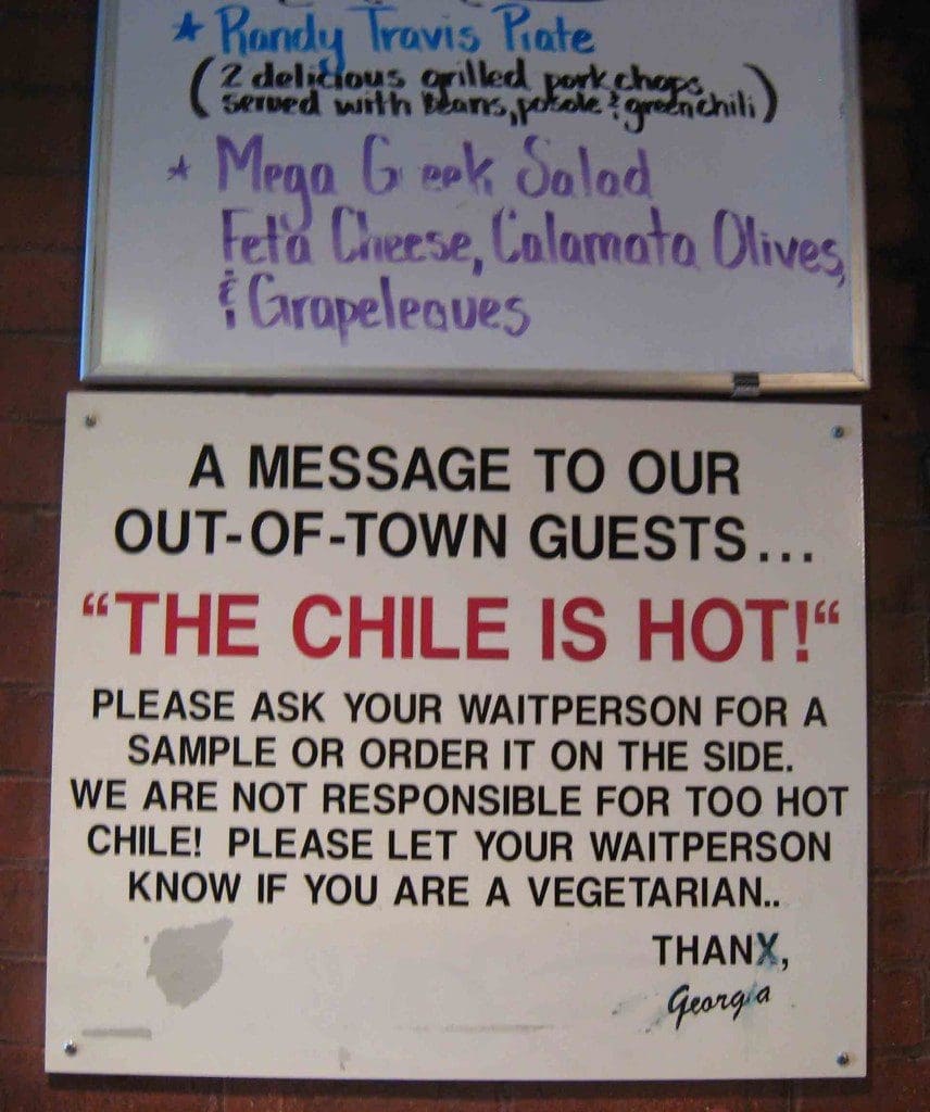 A warning to non-chileheads