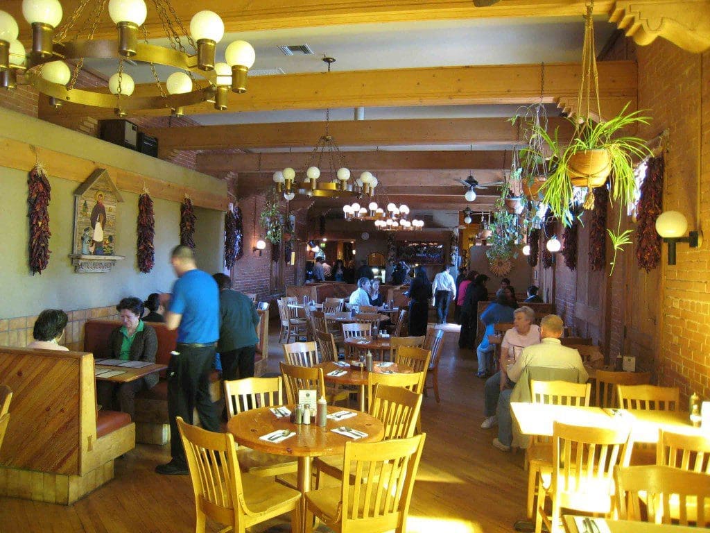 The interior at Tomasita's