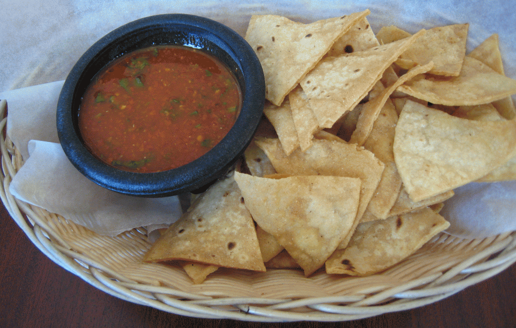 Salsa and chips