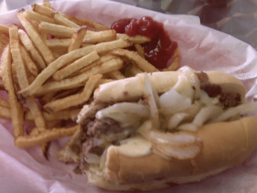 Philly Cheesesteak at Itsa Italian Ice