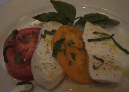 Buffalo Mozzarella, Tomatoes, Basil and Olive Oil