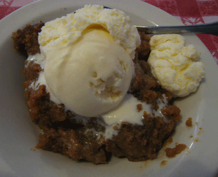 Indian Pudding from Durgin Park in Boston