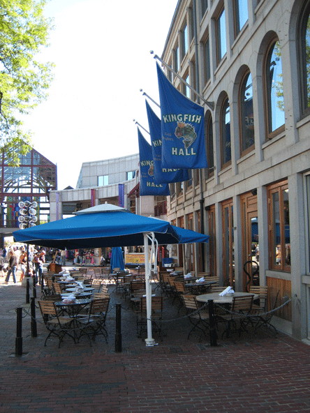 Kingfish in the Fanueil Hall area of Boston