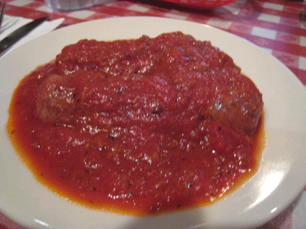 Italian sausage at Mario's