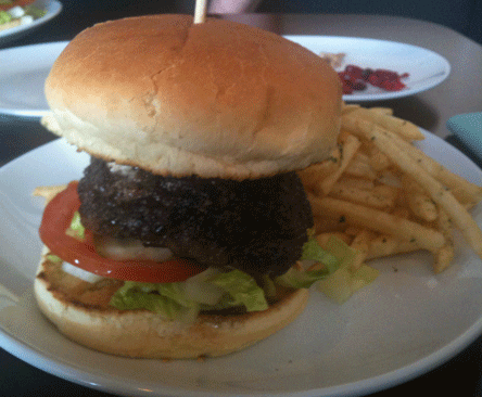 The Black Olive Burger: House-Made Burger Stuffed With Choice of Cheese