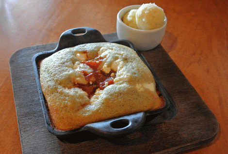 Slow-Baked Cowboy Bread (Smoked Local Tomatoes, Caramelized Onions, New Mexico Goat Cheese)