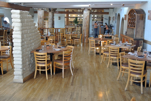 The main dining room at Ancient Spirits Bar & Grille
