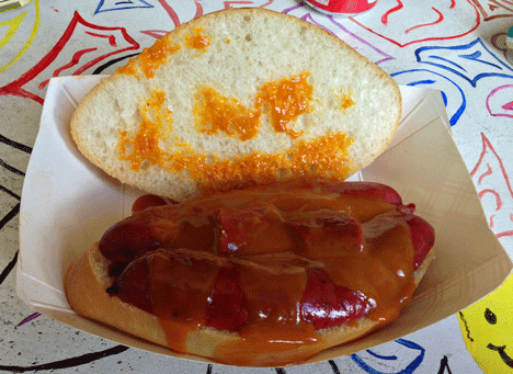 Spicy Link Sandwich at Rio Rancho's Smokehouse