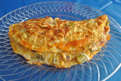 Omelet prepared by Chef Paco Aceves