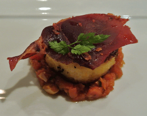Polenta, Fontina, Prosciutto from Torinos @ Home