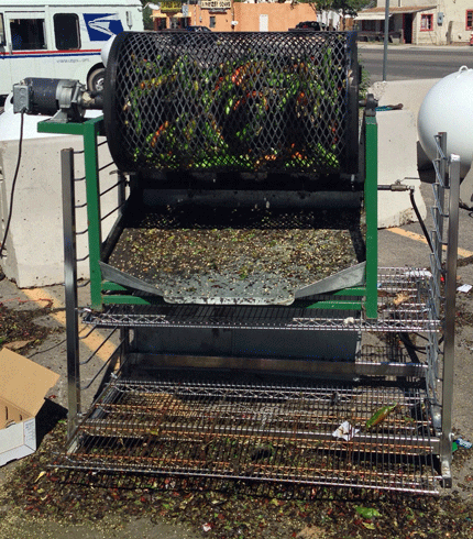 One of New Mexico's most enchanting sights--a chile roaster