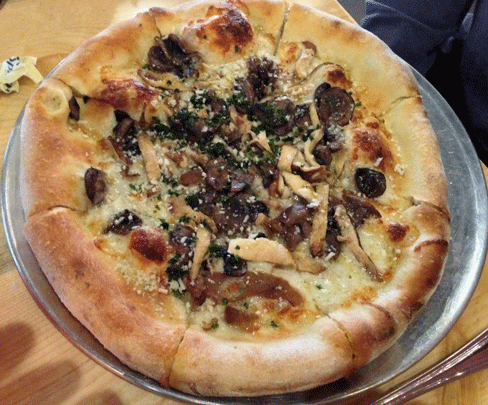 Fungi Pizza from M'Tucci's Kitchina