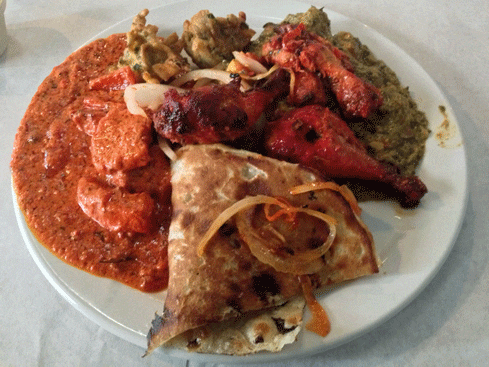 From the Buffet at Paddy Rawal's OM in Albuquerque
