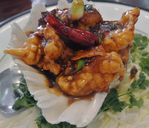 Crispy Orange Peel Scallops