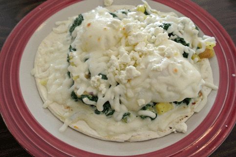 Huevos Espiñaca Creama