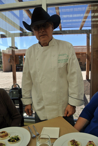 Chef Fernando Olea at Santa Fe's Epazote